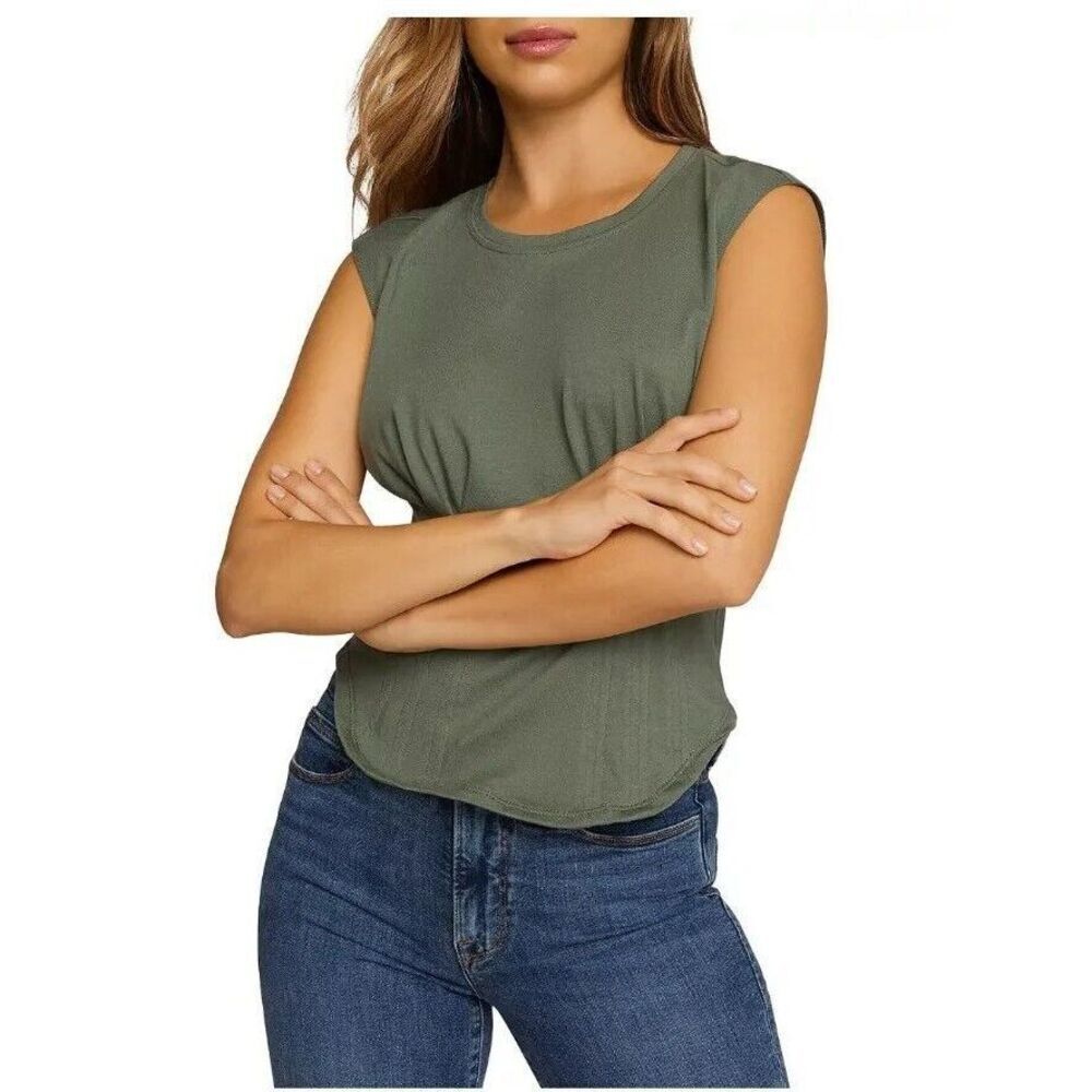 Good American Corsetted Tee - White Size 6 (3X) - NWT